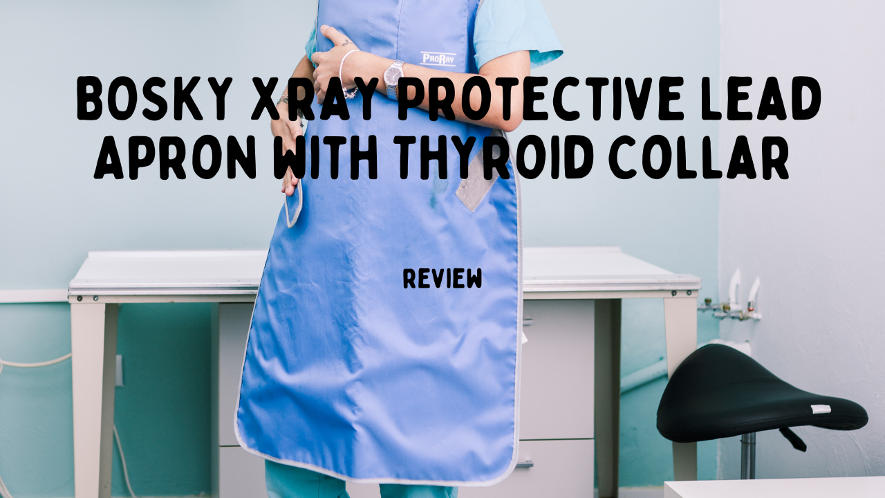 BOSKY Xray Protective Lead Apron with Thyroid Collar: Shield Yourself from Radiation Exposure